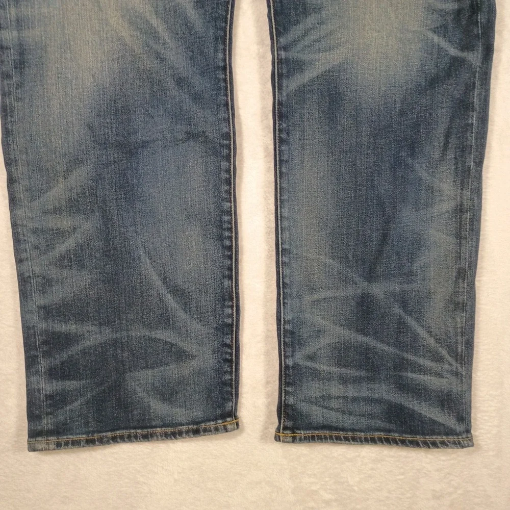 Polo Ralph Lauren Jeans Mens Sz 44x30 Hampton Relaxed Straight Blue Medium Wash